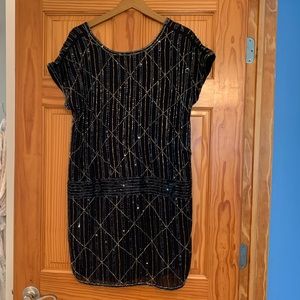 Beaded Shift Dress